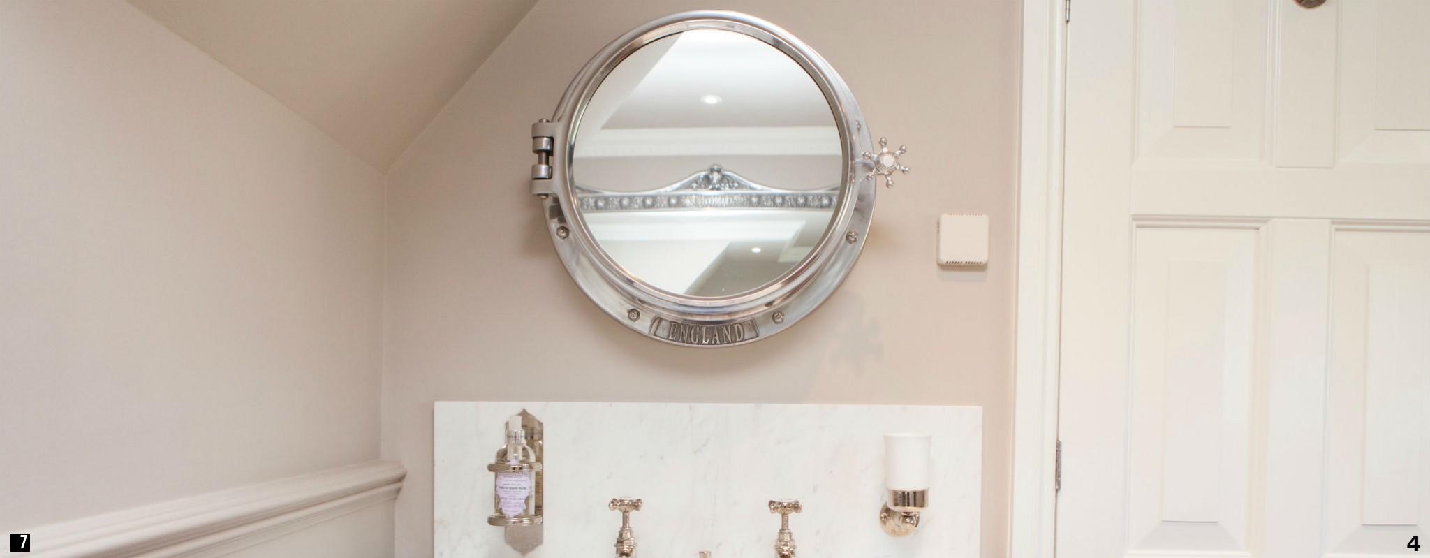 Porthole Mirror Cabinet , Porthole , Porthole Mirror , Porthole Mirror in Bathroom , Bathroom Porthole